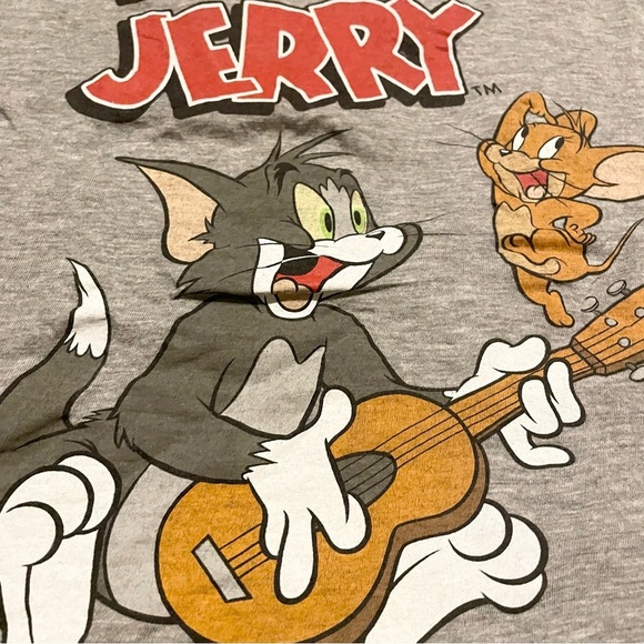 Tom and Jerry Graphic T-Shirt Women’s Oversized Size Large - Picture 9 of 16